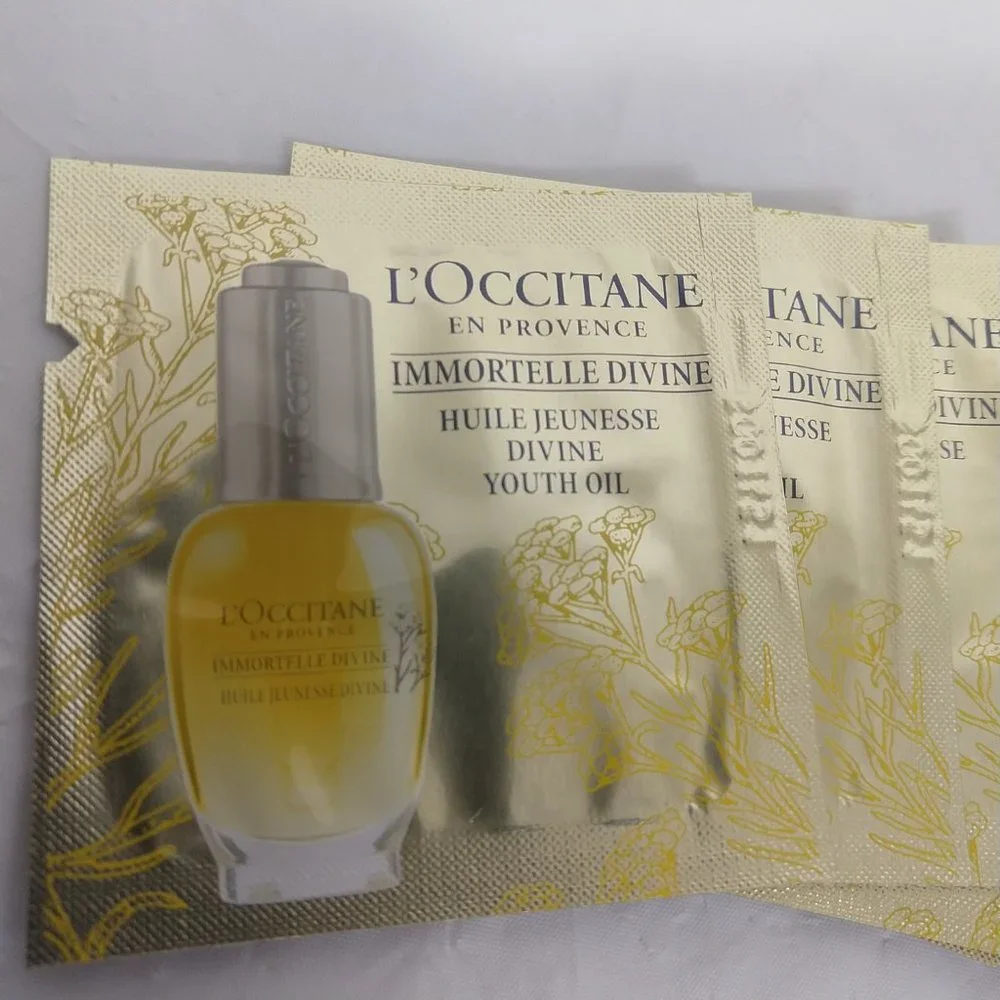 L’Occitane Immortelle Divine Youth Oil Samples X 10 NEW